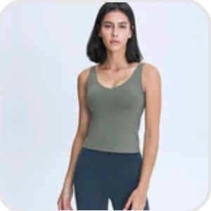 Astoria Activewear White V Neck Top